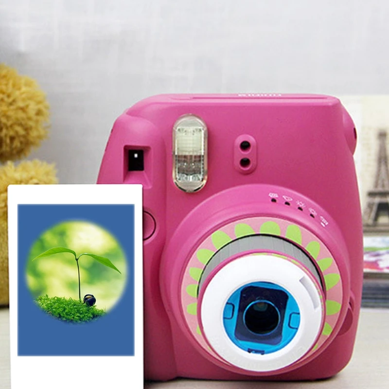 New Camera Filter Instax Mini 8/8+/9/7s/KT 6 Pcs Colorful Filter Lens For Fuji Instant Film Camera hot