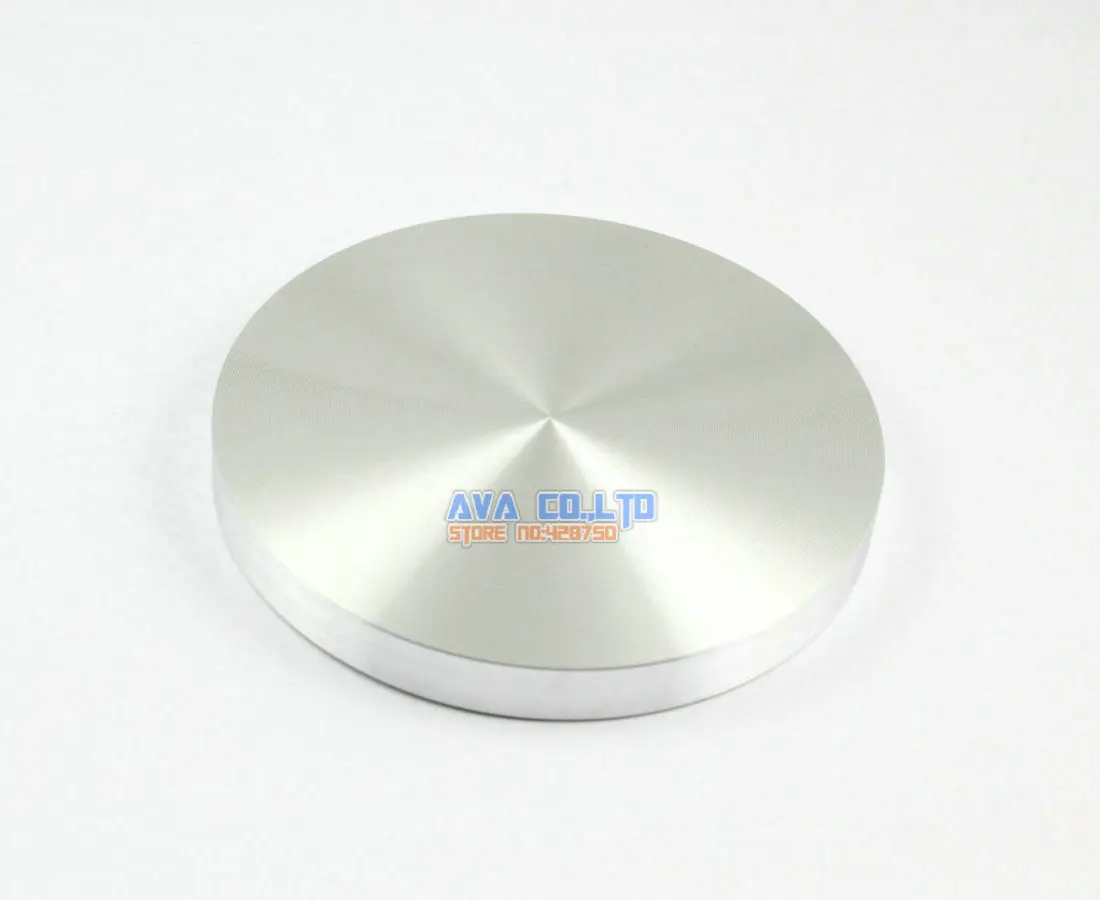 2 Pieces 90*10*M10 Aluminum Disc Glass Table Top Adapter Attaching Circle Decoration