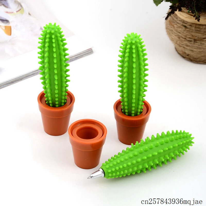 

100pcs Cactus Ballpoint Pen Writing Supplies Wedding Party Small Gift Favors