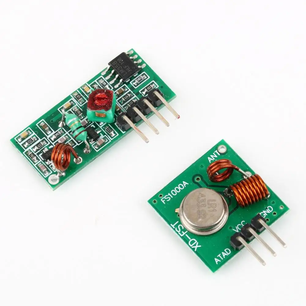 10 Set Wireless RF Transmitter and Receiver Module 433MHz/315MHz Link Kit for Arduino/ARM/MCU Remote Control