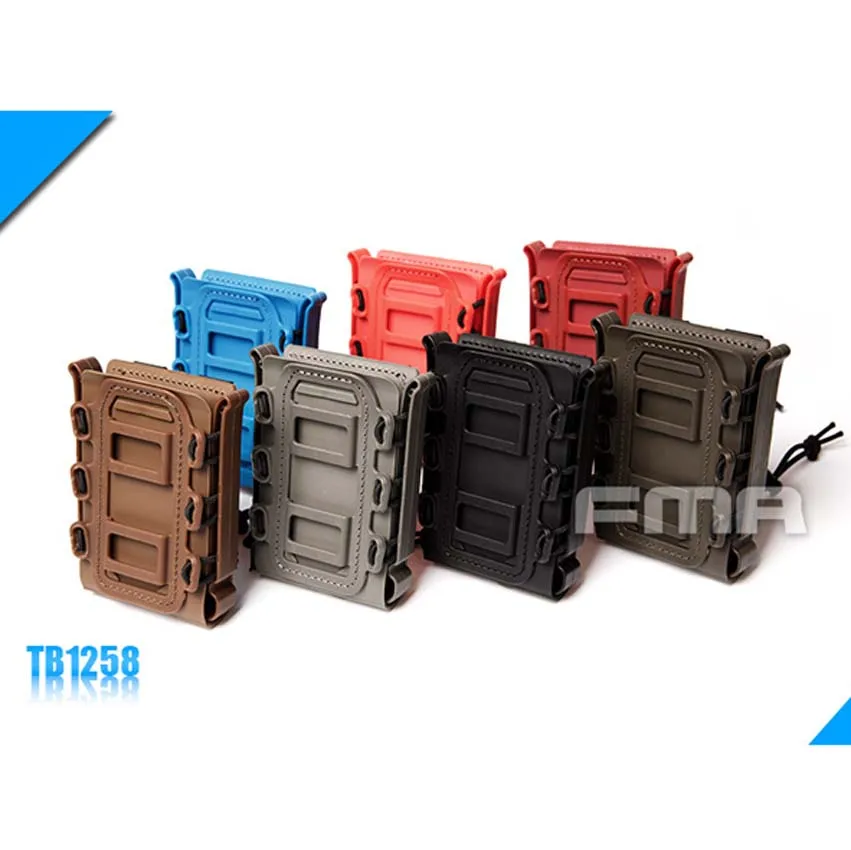 New FMA Tactical Soft Shell Scorpion Mag 7.62 Magazine Pouch Carrier BK/DE/FG TB1258