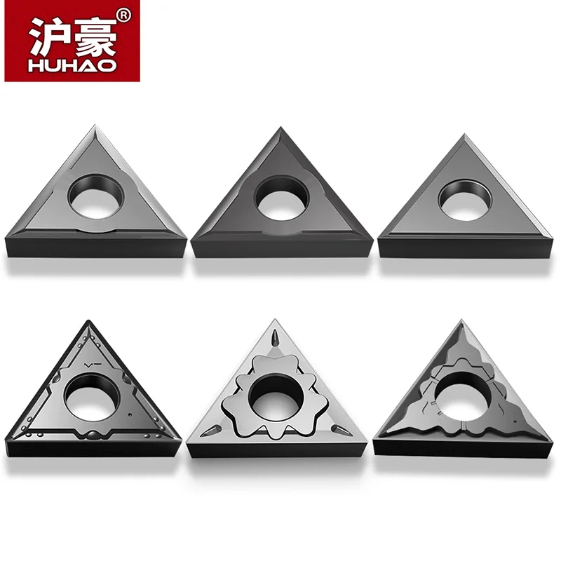 

HUHAO 1 pc CNC Blade Fine Car Triangle Slotting Lathe Tool Double sided hexagon Outer Durable Knife Turning Tool For Steel