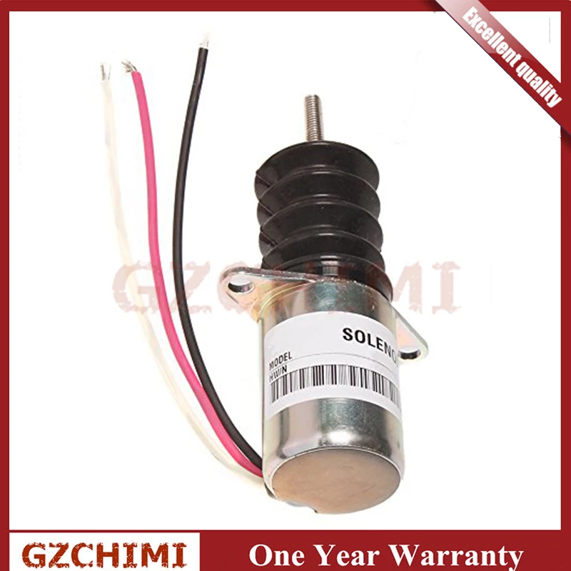 AM124380 AM103337 Fuel Shut Off Solenoid for John Deere 430 332 Lawn for Garden Tractor F1145 Front Mower