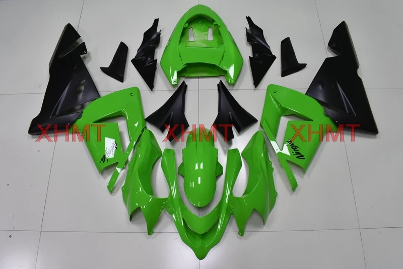 for Ninja ZX 10r 2004 - 2005 Abs Fairing ZX10r 2005 Bodywork ZX10r 2004 Green Black Fairing