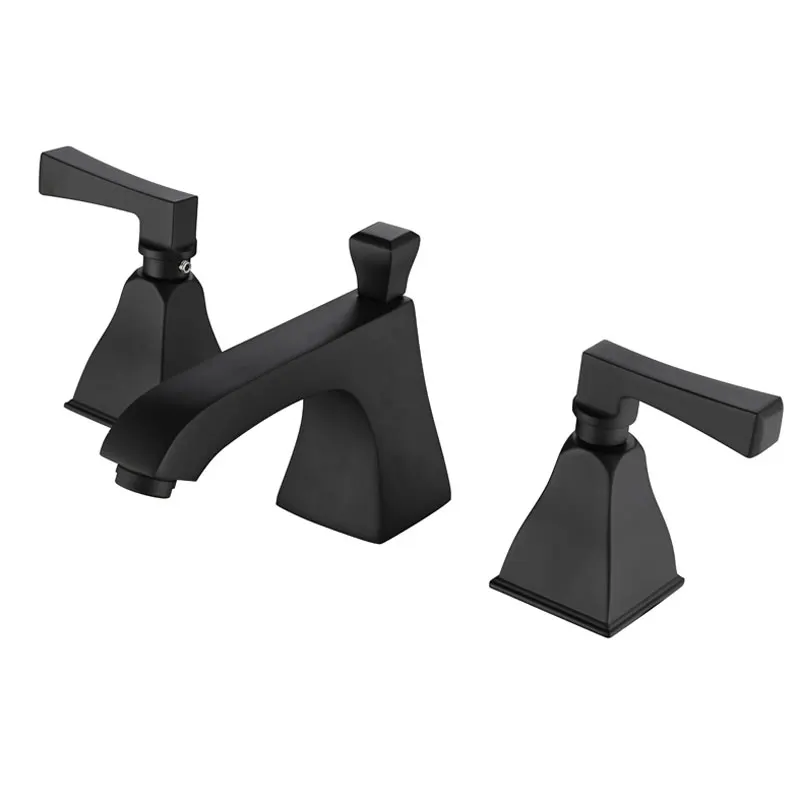 3piece Split Set Faucet  Bathroom Faucet Deck Mounted Sink Tap Basin Faucet Set hot and cold Mixer Taps 6 colour 3pcs/set