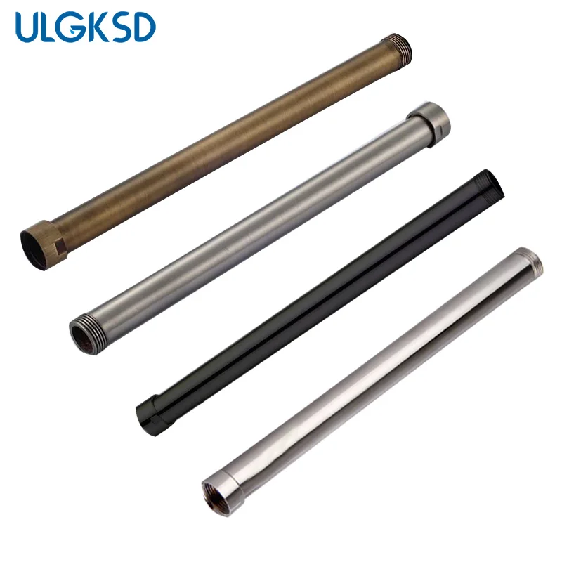 

ULGKSD 12 "твердый латунный круглый смеситель для душа, удлинительная трубка для ванной комнаты, удлинительная трубка для смесителя для душа