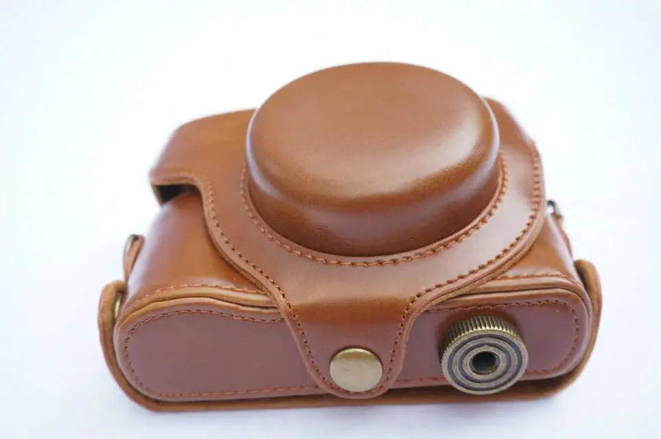 Camera Video Bag PU Hard Case For Panasonic For Lumix DMC-LX7 LX7 LX5 LX3 LX-7 LX-5 LX-3 Camera With Shoudler Strap