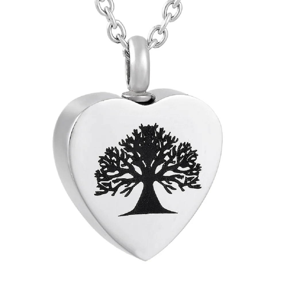 

HOT SELL Tree of Life Cremation Necklace Charm Jewelry Urn Memory-Ashes For Pets Womens Mens Holder Keepsake