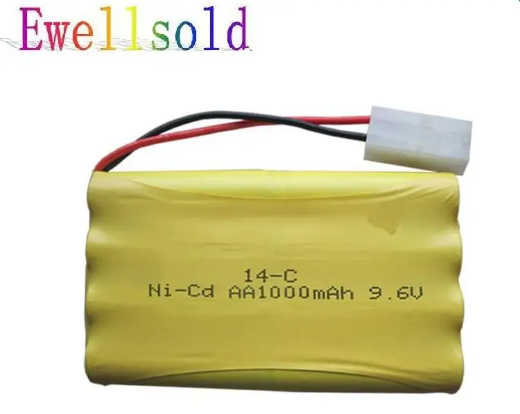 Ewellsold RC Auto RC LKW RC Boot RC Panzer 9,6V 1000mAh Ni-CD wiederaufladbarer Akku
