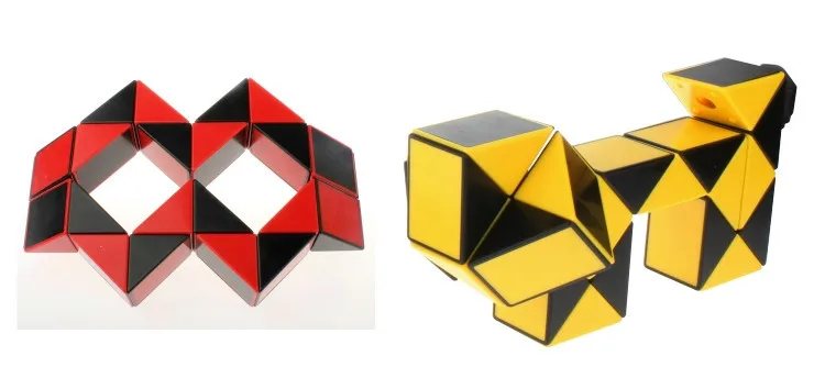 ShengShou nowy gorący kształt węża gra 3D kostka łamigłówka Cube Twist Puzzle zabawka dla dzieci edukacja zabawka rozwijająca inteligencję darmowa wysyłka