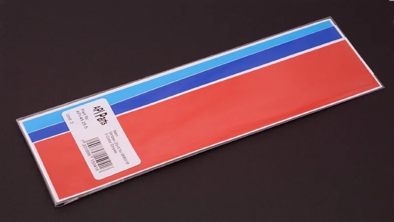 3 pcs Car-styling Covers Car Sticker Decals Color Stripe For BMW E38 E39 E46 E52 E53 E60 E61 E63 E64 E65