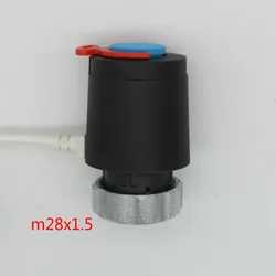 230V 24V normally closed electric thermal actuator for manifold underfloor flooring heating  radiator m28X1.5