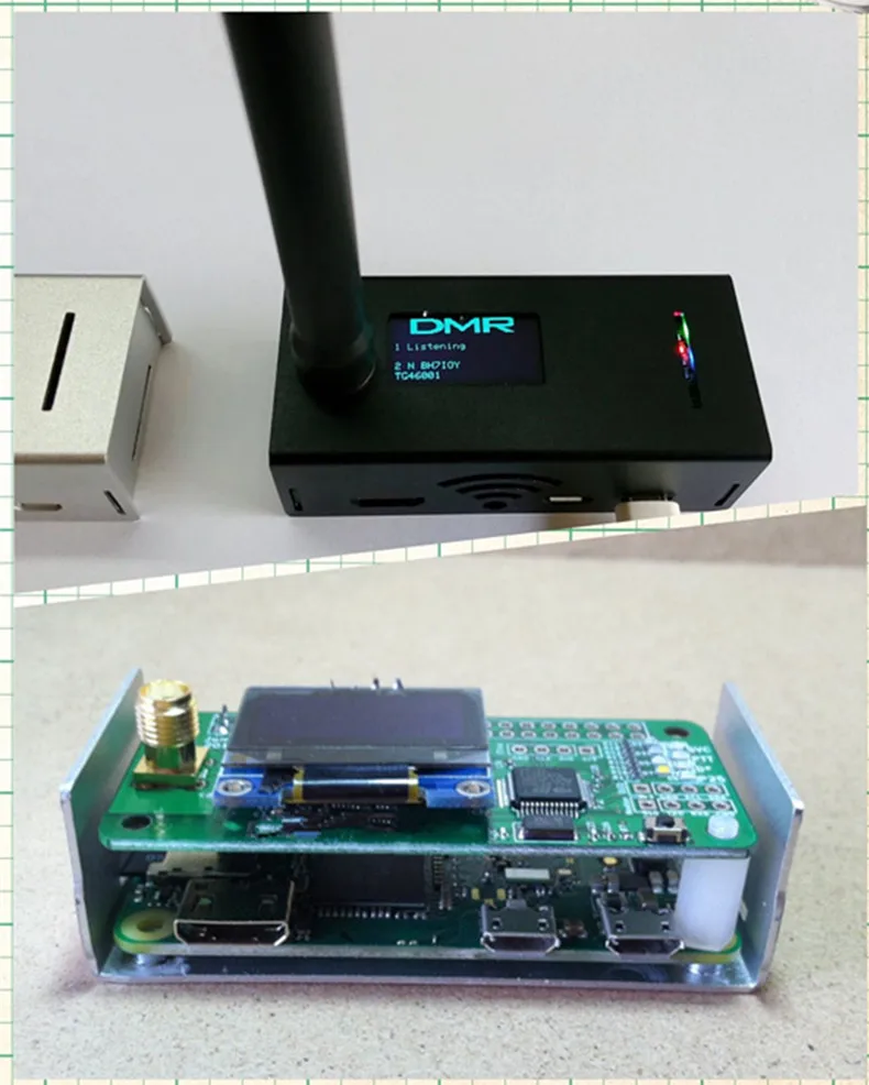 

Assembled Mini MMDVM Hotspot Expansion Spot DMR P25 YSF Radio Station Wifi Digital Voice Modem Raspberry Pi Zero