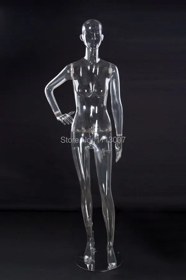 Free Shipping!! China No.1 Top Level Female Transparent Mannequin Manufacturer In Guangzhou