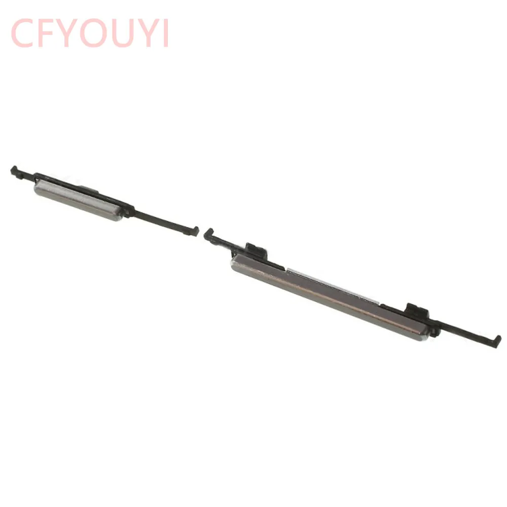 Side Keys For Samsung Galaxy Note 3 N9000 N9005 Power and Volume Buttons Silver Color