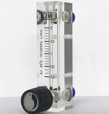 Medidor de fluxo do gás do nitrogênio com válvula de controle, medidor de fluxo do ar, 0.5L, 1L, 1.5L, 2L, 3L, 4L, 5L, 10L, 15L, 20L, 25L, 30L, 35L,