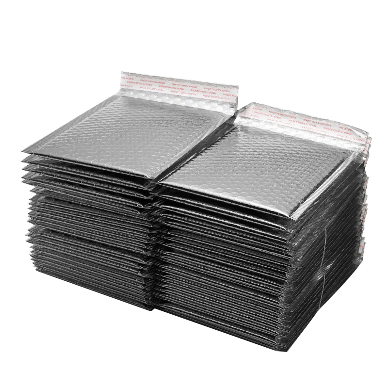 50 قطعة/الوحدة 150x180 مللي متر الذهب ورقة فقاعة مبطن البريدية المغلفات هدية حقيبة فقاعة البريدية المغلف حقيبة التعبئة والتغليف أكياس الشحن