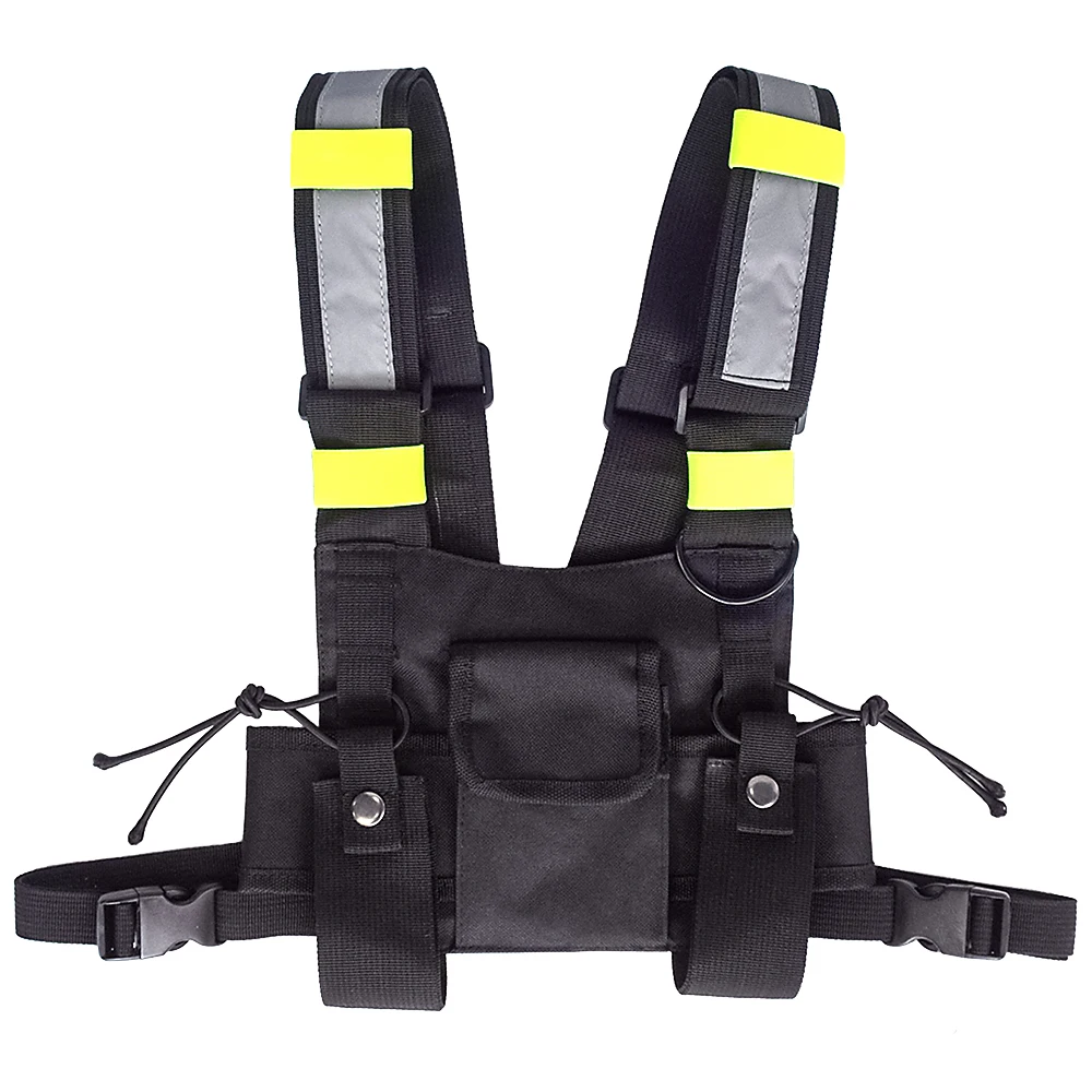 Outdoor Military Tactical Vest Moller Belt Highly Visible Reflective for two way Radio Harness Chest Rig Clothing Hunting Vest