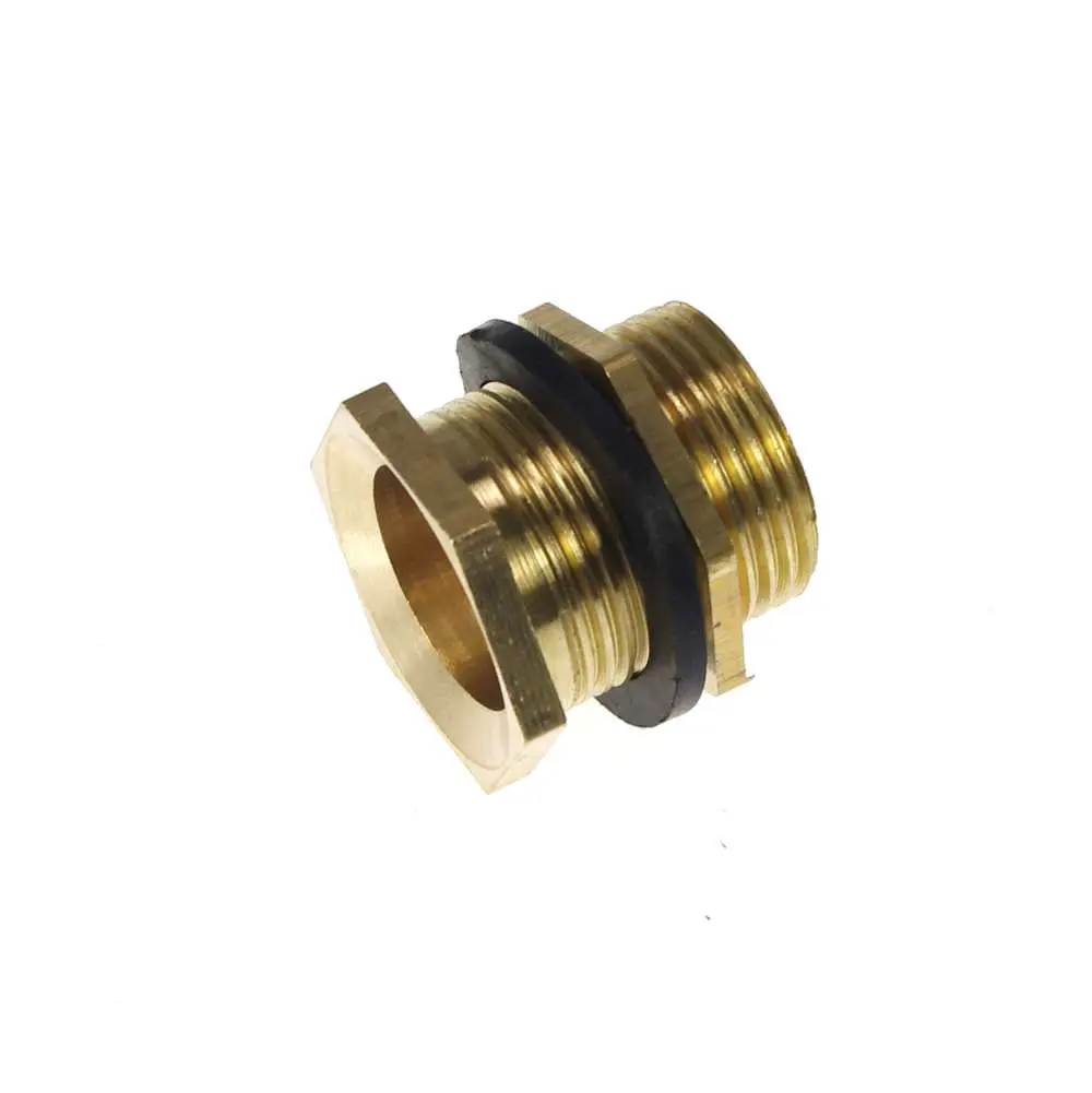 

1" BSPP Male Brass Pipe Swivel Fitting Nut Water Tank Hex Connectors Adapter Aquariums