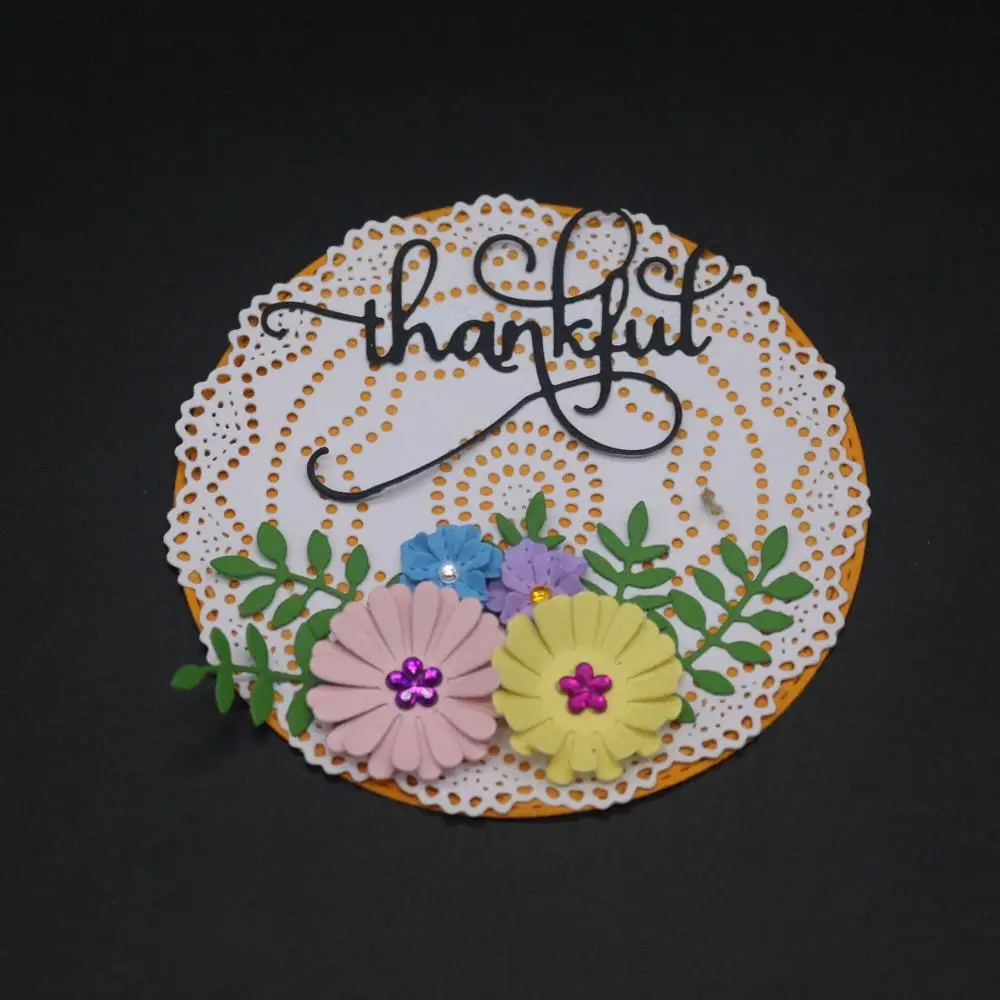 

AZSG Round greeting card Cutting Dies For DIY Scrapbooking Decorative Card making Craft Fun Decoration 7.3*7.3cm