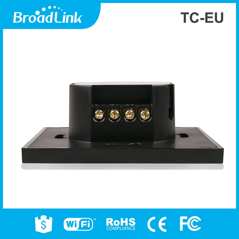 برودلينك TC2 الاتحاد الأوروبي الذكية الجدار مفتاح الإضاءة التي تعمل باللمس ، يعمل مع اليكسا ، جوجل الرئيسية ، IFTTT