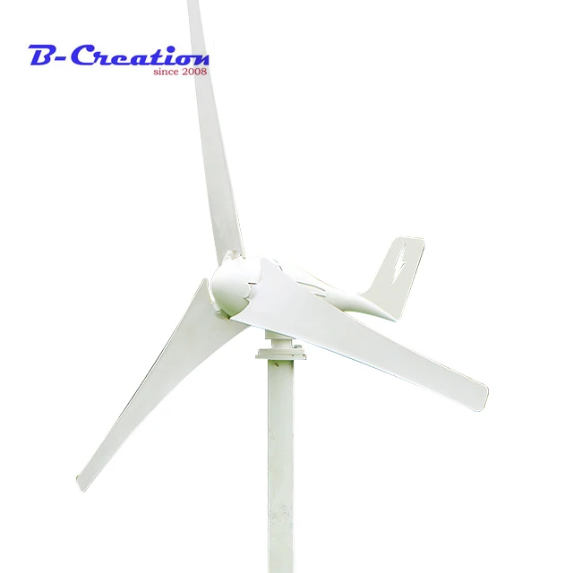 

400W Wind Generator 12V 24V 3 Blades Max Power 500W Small Wind Turbine With 600W Waterproof PWM Wind Solar Hybrid Controller