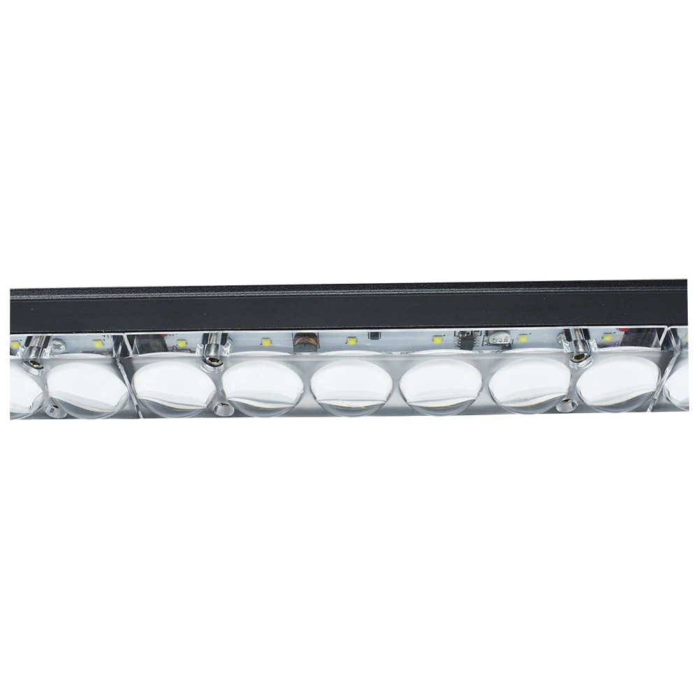 Barre lumineuse Led ultramince à une rangée, pour SUV tout-terrain, camion, remorque, Train, 7 pouces, 30W, 20 pouces, 90W, 12V, 6000K, 1 pièce