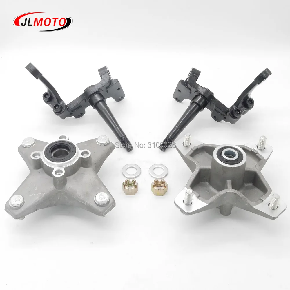 OEM Volle Set Links/Rechts Knuckle Spindel Mit Rad Hub Fit Für YAMAHA Banshee Krieger RAPTOR ATV YFZ YFM 250 350 QUAD BIKE Teile