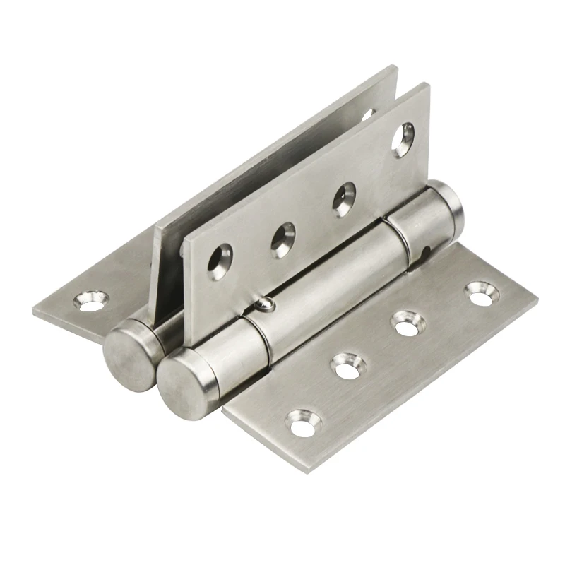 

4 Inch Stainless Steel Stealth Door Hinge Spring Automatic Closing Multi Function Closed Door Bi-directional Back Hinge 2pcs