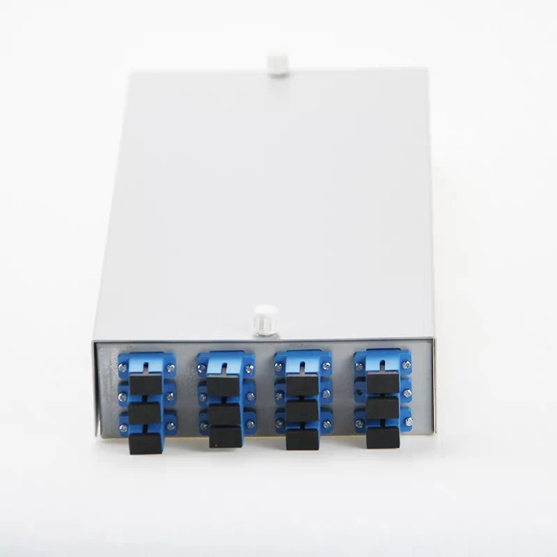 fiber optic termination box 12 core include SC pigtail&adapter SPCC 12 ports SC patch panel ftth fttx thickness 1.0MM ST LC FC