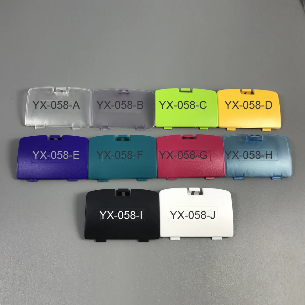 [100PC/ LOT] 10 Colors For Nintendo Gameboy Color for GBC Battery Cover Lid Door  For GBC Back Door Case for OEM Game Consoles