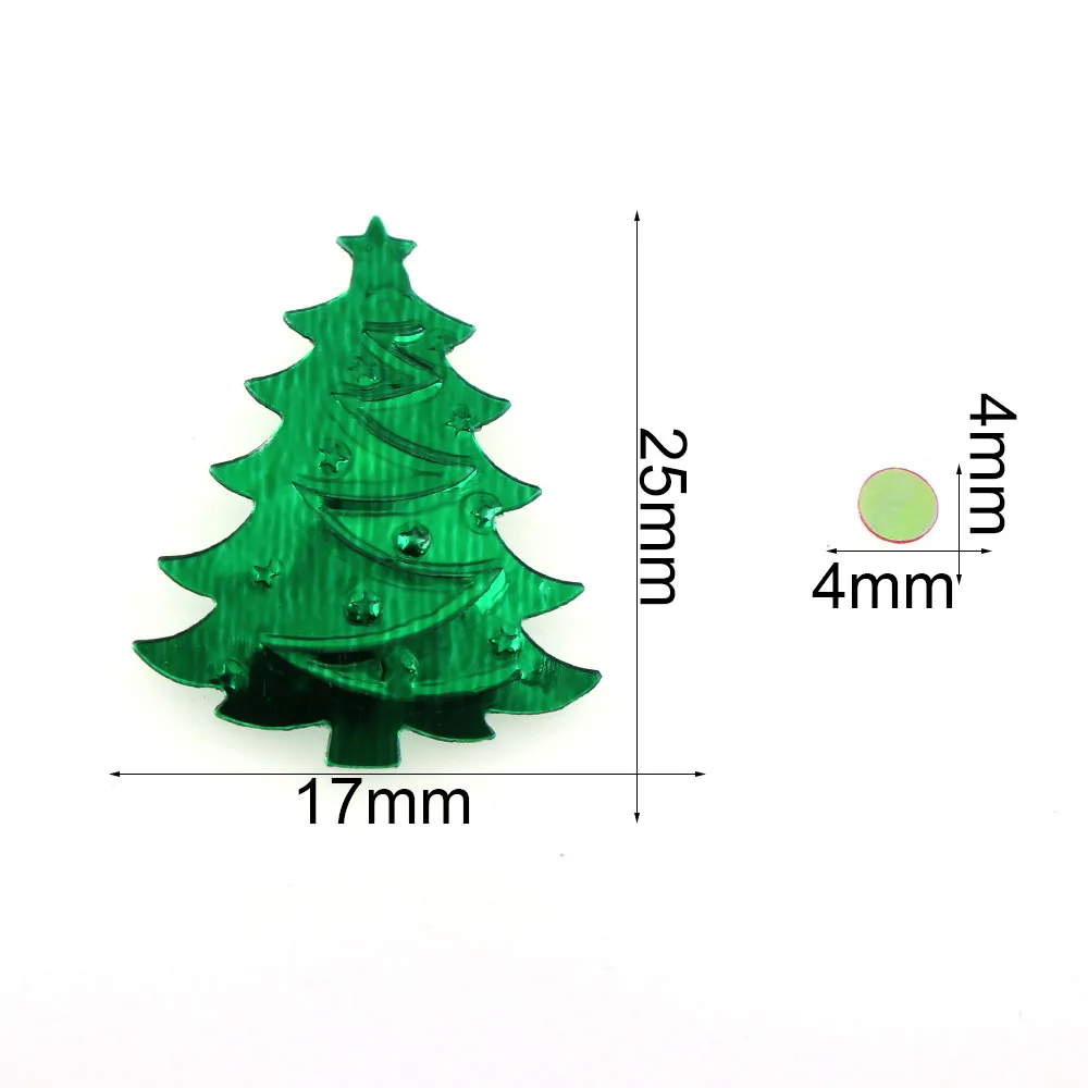 15g Mix Color Christmas Round Sequins Christmas Tree Confetti Tinfoil Sequins Christmas Gift Table Decorations