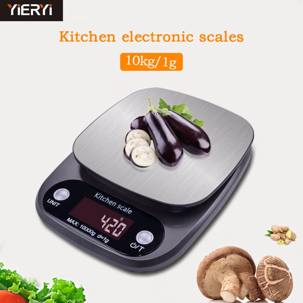 

yieryi new 10kg/g LCD Digital Pocket Scales Kitchen Scale Electronic Cooking Food Balance Weight Scale