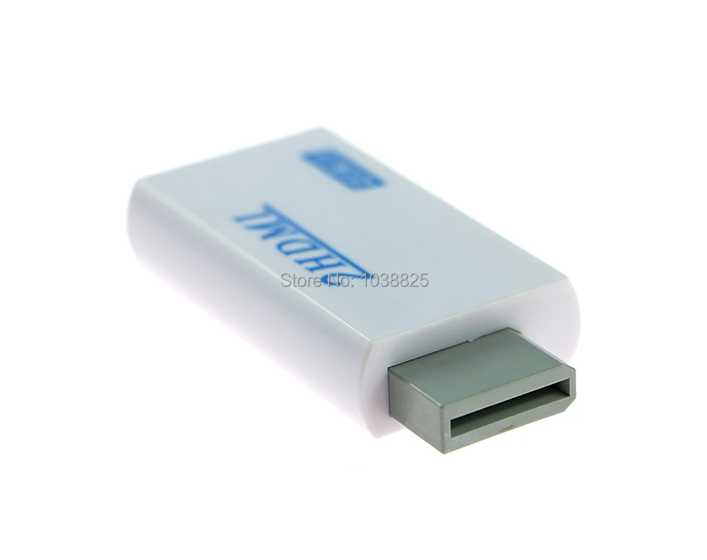 10pcs/lot For Wii to HDMI-compatible Adapter Converter Support FullHD 720P 1080P 3.5mm Audio for Wii2 HDMI Adapter for HDTV