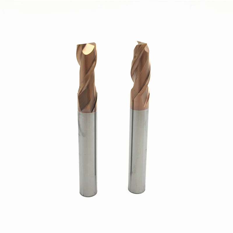 Fresas de acero de tungsteno, brocas en espiral de 2 flautas HRC60, CNC, 10mm, D10 * 75L, 100L, 150L, 2F, 1 unidad
