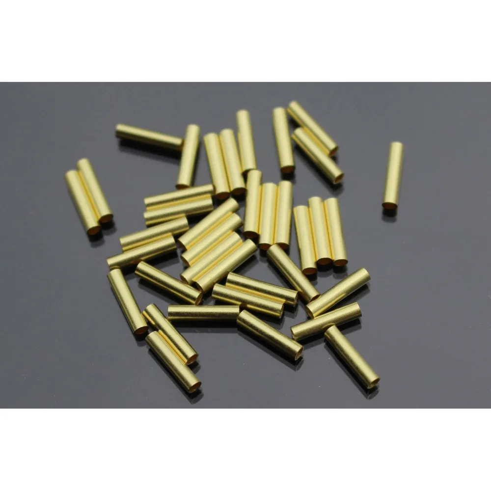 

Tigofly 100 pcs/lot Copper Tubes Crimp sleeve copper tube 1.0mm-2.5mm Sea Fishing Accessories Line Tube 10mm length