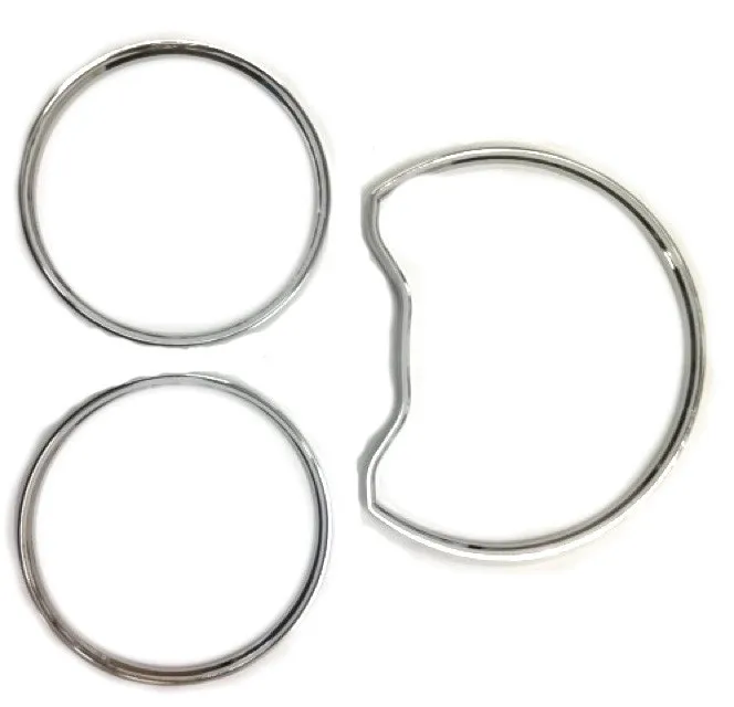 

2 SETS Chrome Styling Dashboard Gauge Ring Set for Mercedes Benz W210 95-99 / W202 95 - 99