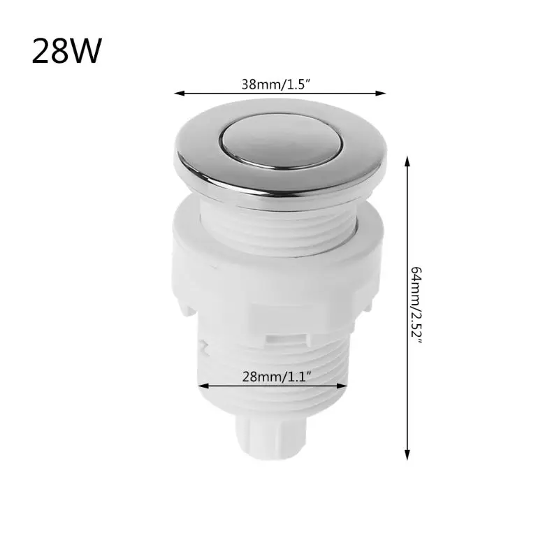 2021 New Air Pressure Switch On Off Push Button For Bathtub Garbage Disposal Whirlpool Drop Shipping Support images - 6