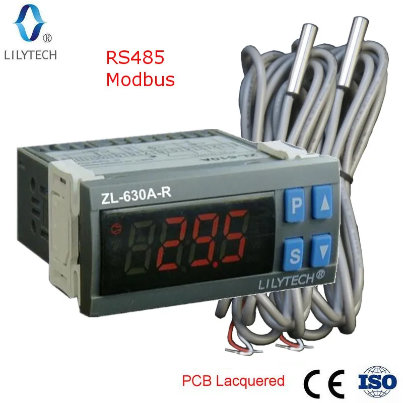 

ZL-630A-R, RS485 Temperature Controller, digital Cold Storage Temperature Controller, Thermostat, with Modbus, Lilytech