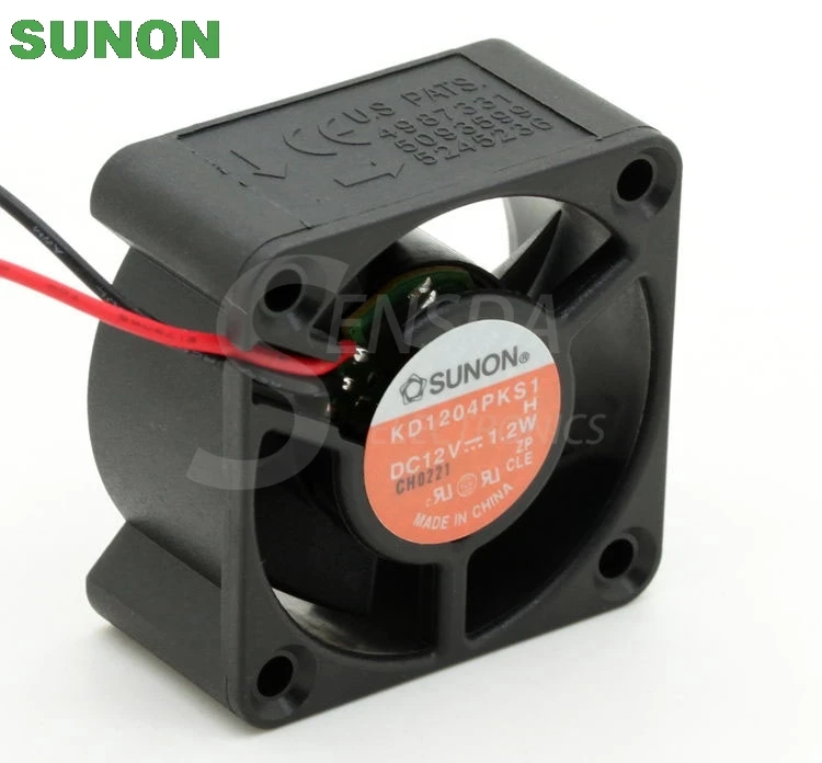 

Original For Sunon KD1204PKS1 4cm 40mm DC 12V 1.2W cpu cooler heatsink axial 4020 40x40x20mm cooling Fans