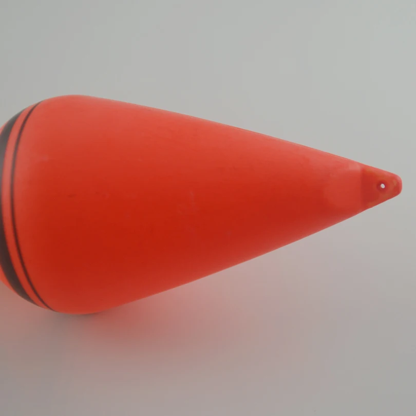 MNFT Flotador de pesca vertical gran barriga naranja plástico - imagen 3