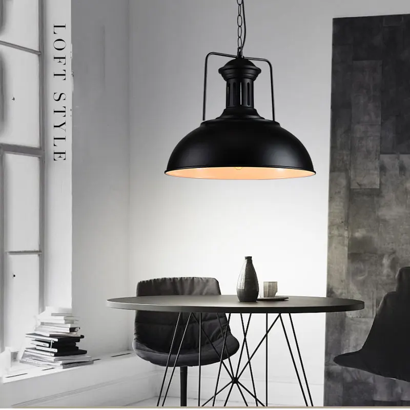 

Vintage ironwork Big potlid Chandelier Ceiling Living Room Bedroom Bar Warehouse Bedroom Dining Room Cafe Pendant light