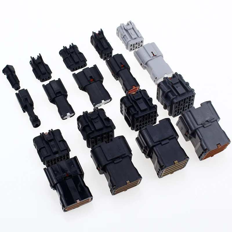 1 sets 1/2/3/4/6/8/12/14/16 Pin Way Waterproof Wire Connector Plug Car Auto Sealed Electrical Set Car Truck connect