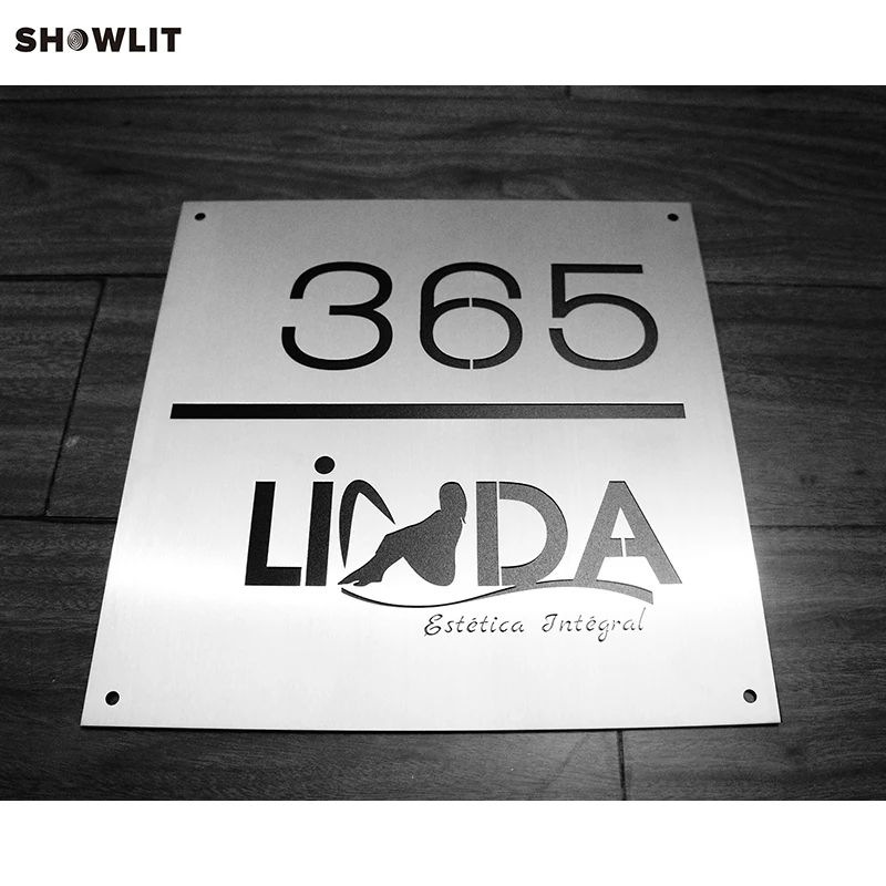 

Stainless Steel House Number Outdoor High Quality House Number Plaques