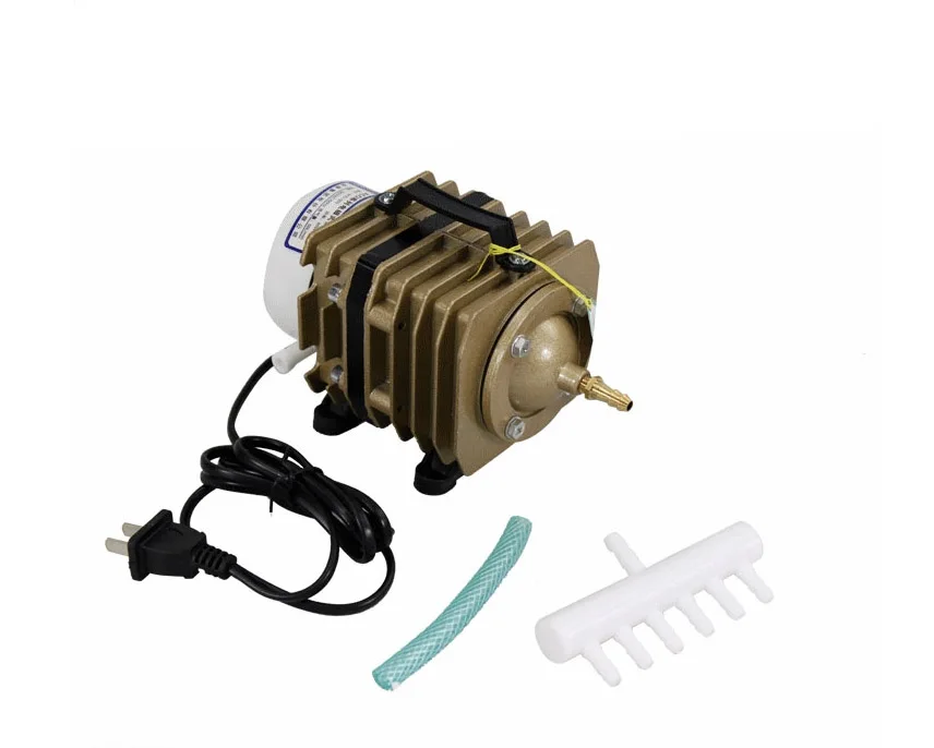 Compressor de ar de bomba de ar embutida por laser co2, máquina de gravação e corte usada