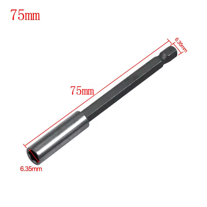 1/4 Hex Shank Quick Release Electric Drill Magnetic Screwdriver Bit Holder 60mm 75mm 100mm 150mm - Image 10