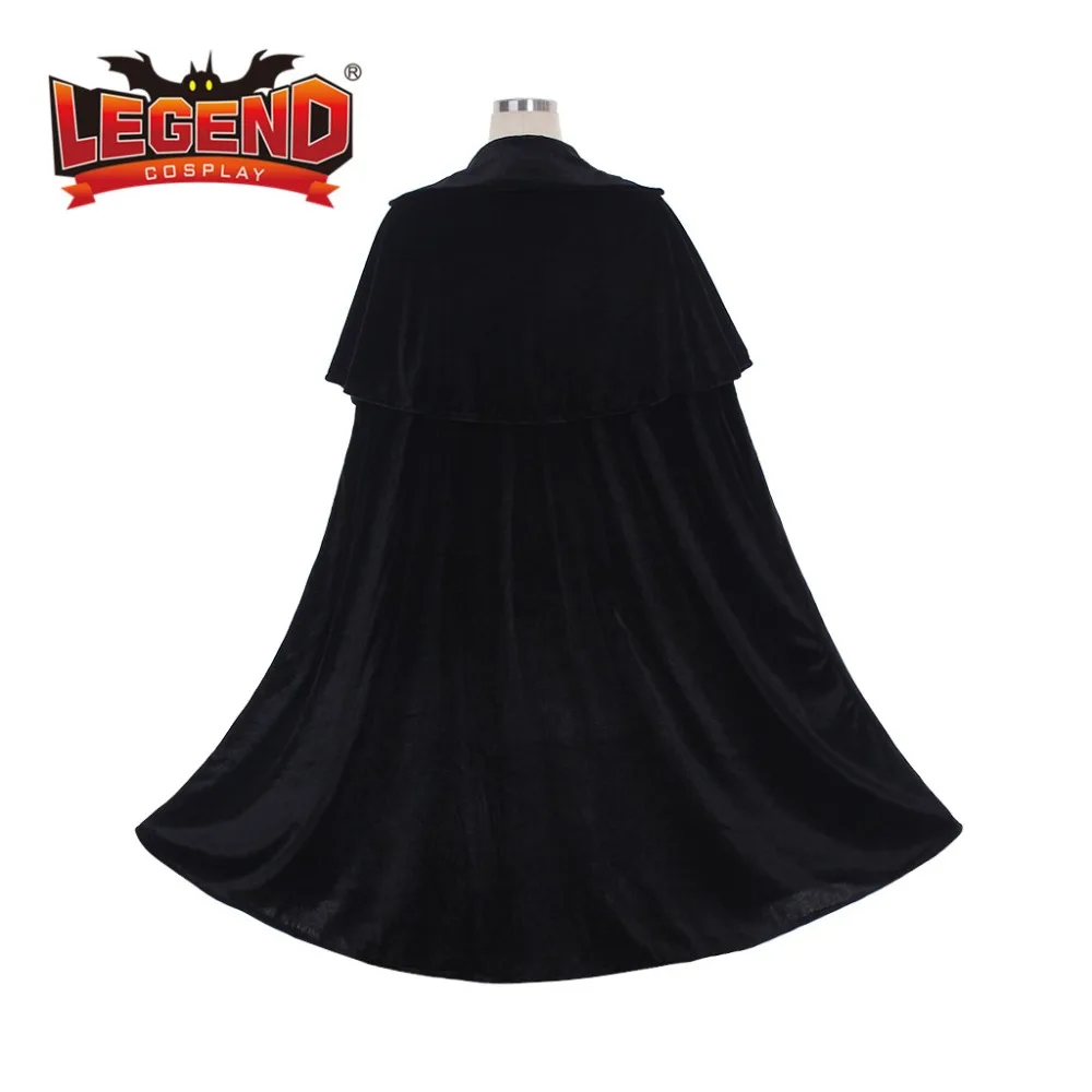 Phantom of the Opera Cape กำมะหยี่เด็กเสื้อคลุม cape blue และสีดำฮาโลวีน cape กำมะหยี่ฮาโลวีนแวมไพร์ cape เสื้อคลุม