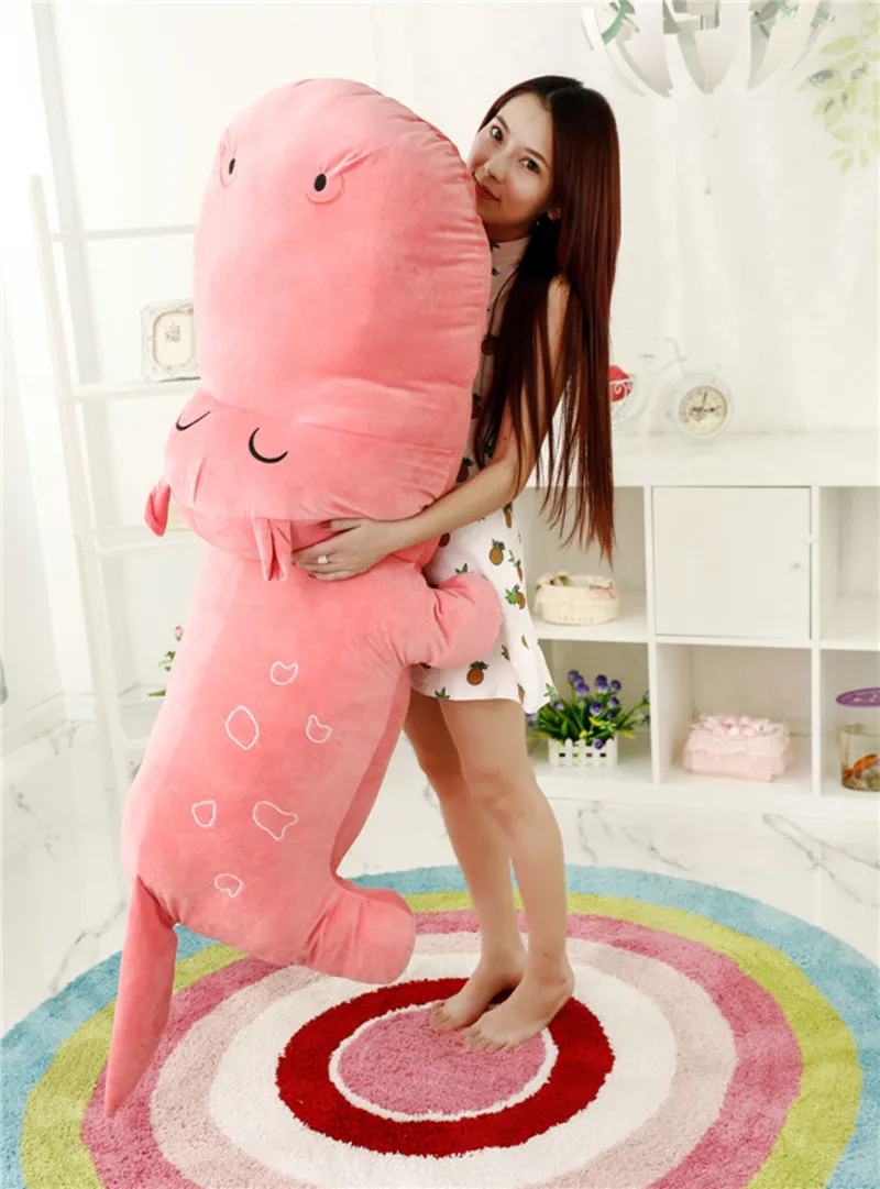 

large 160cm pink hippo plush toy soft sleeping pillow ,birthday gift h748