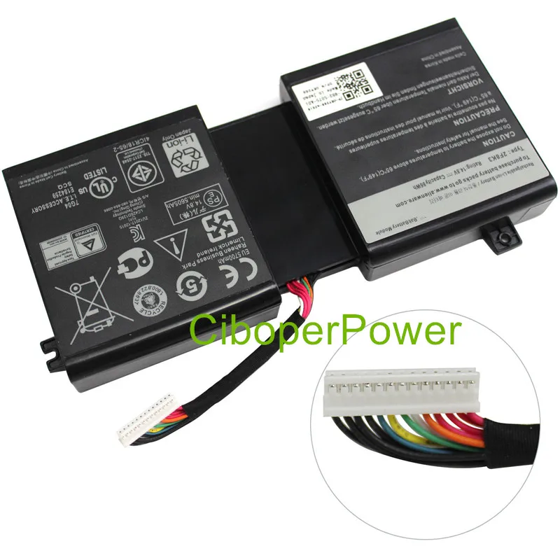 Laptop Battery for 17 18 ALW18D-1788 M18X M17X R5 2F8K3