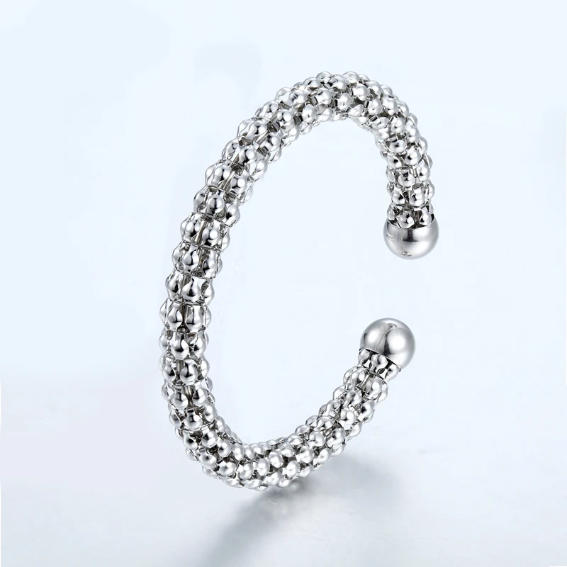 Famous Brand Fashion Punky Style Women Hollow scaly bracelet Stainless Steel Cuff Bangles For  Love Women Bracelets Wholesale